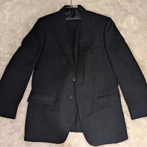 Oakton Ltd Classic Collection Mens Suit - Blazer 40R black + dress pants 30x30